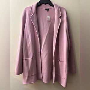Talbots Pink Wool Cardigan Jacket Size 1X